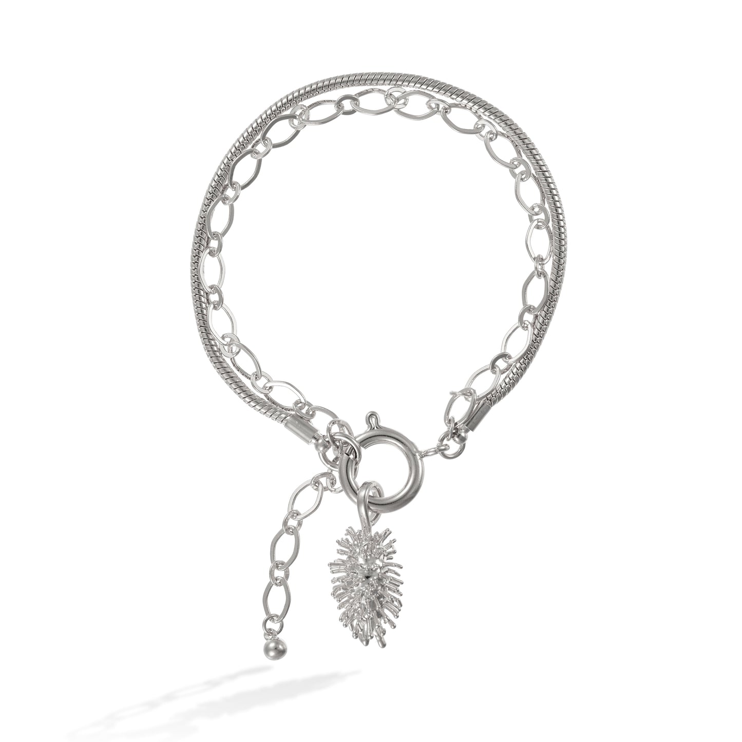 Pulseira Carrapicho Corrente Dupla