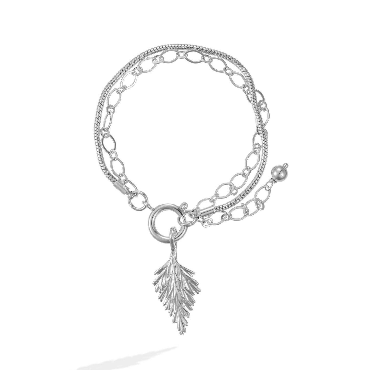 Pulseira Renda corrente Dupla