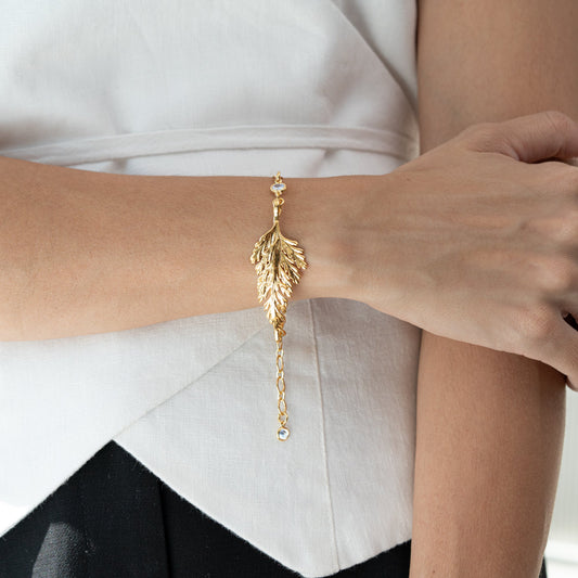 Pulseira Renda corrente Dupla