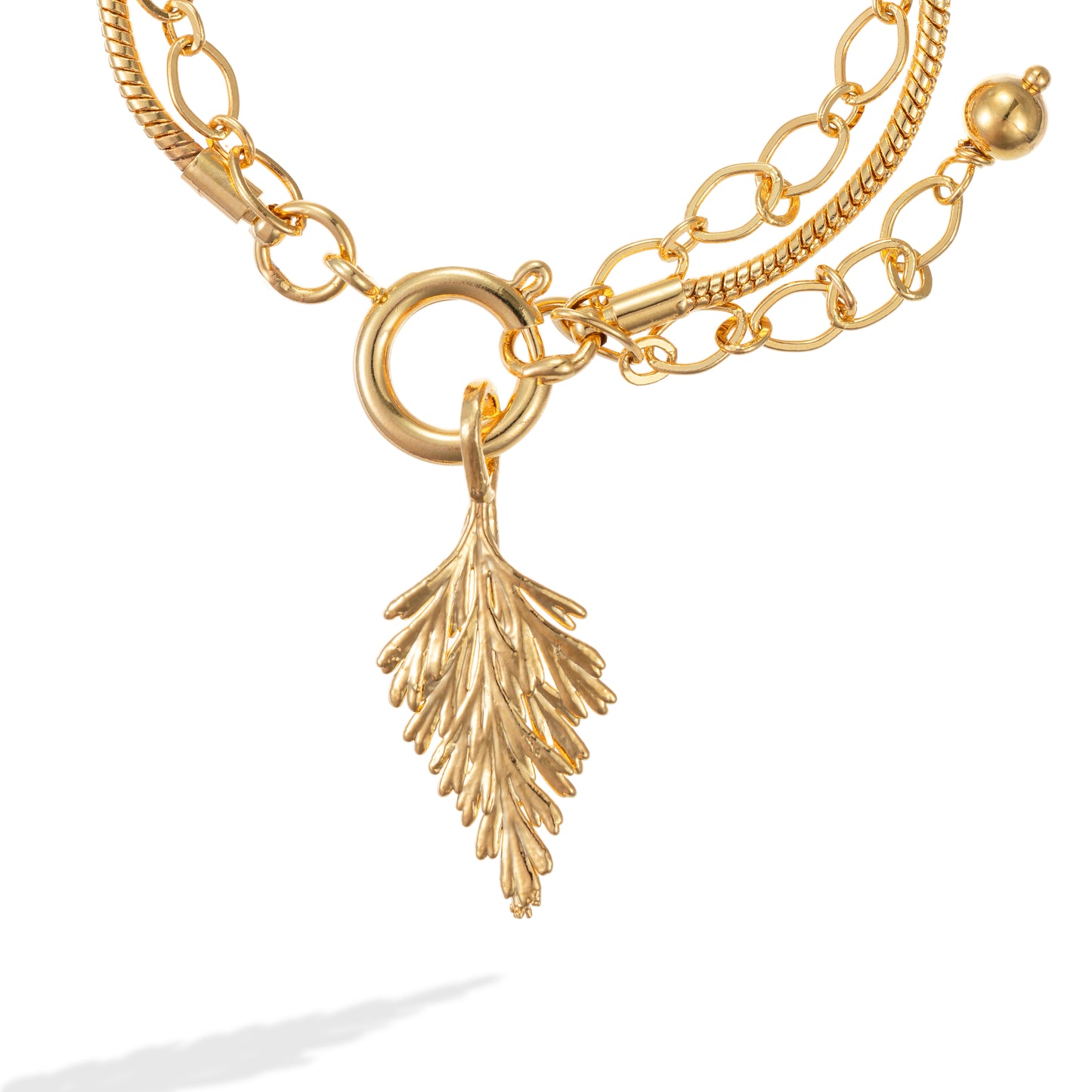 Pulseira Renda corrente Dupla
