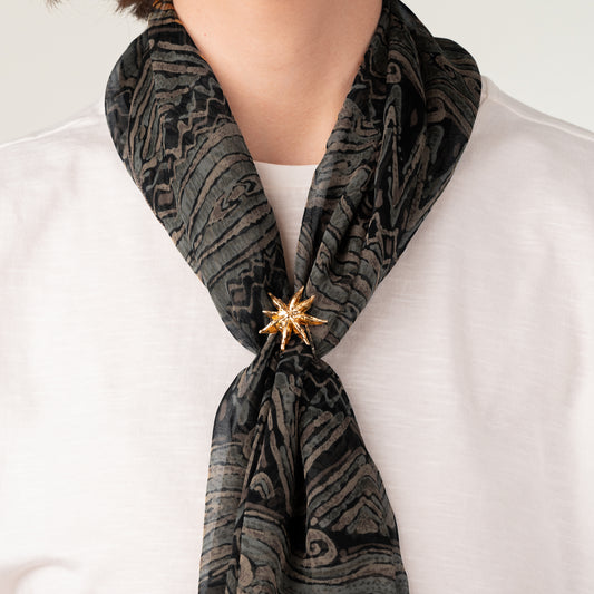 Presilha Anis Estrelado para lenço