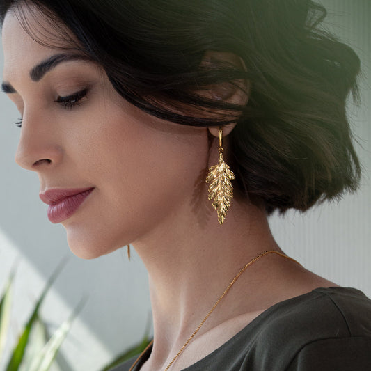 Brinco Renda Argola Gota