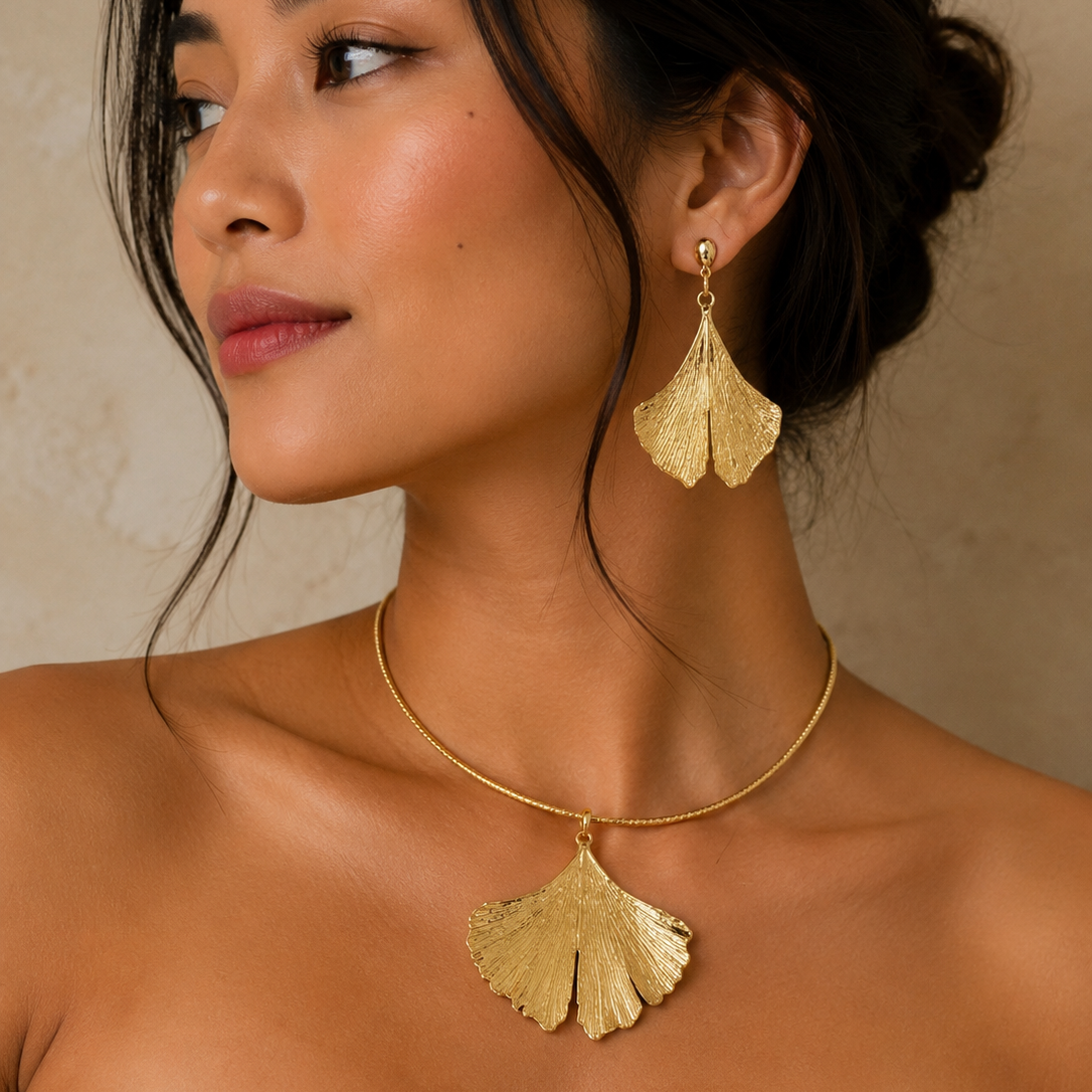 Colar Ginkgo