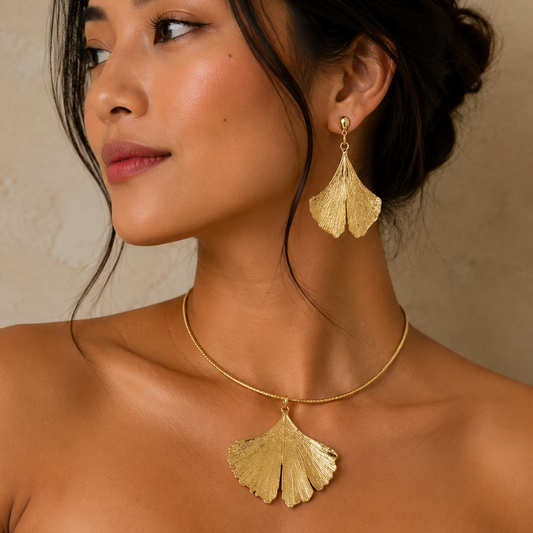 Colar Ginkgo